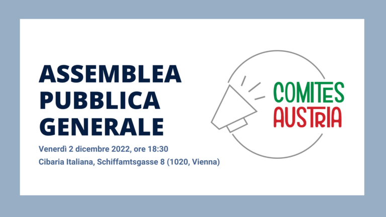 Assemblea Pubblica Generale – 2 dicembre 2022