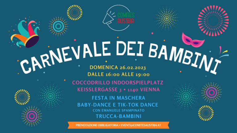 (POSTI ESAURITI) Carnevale Dei Bambini