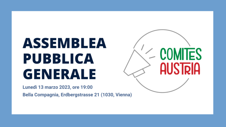 Assemblea Pubblica Generale – 13 marzo 2023