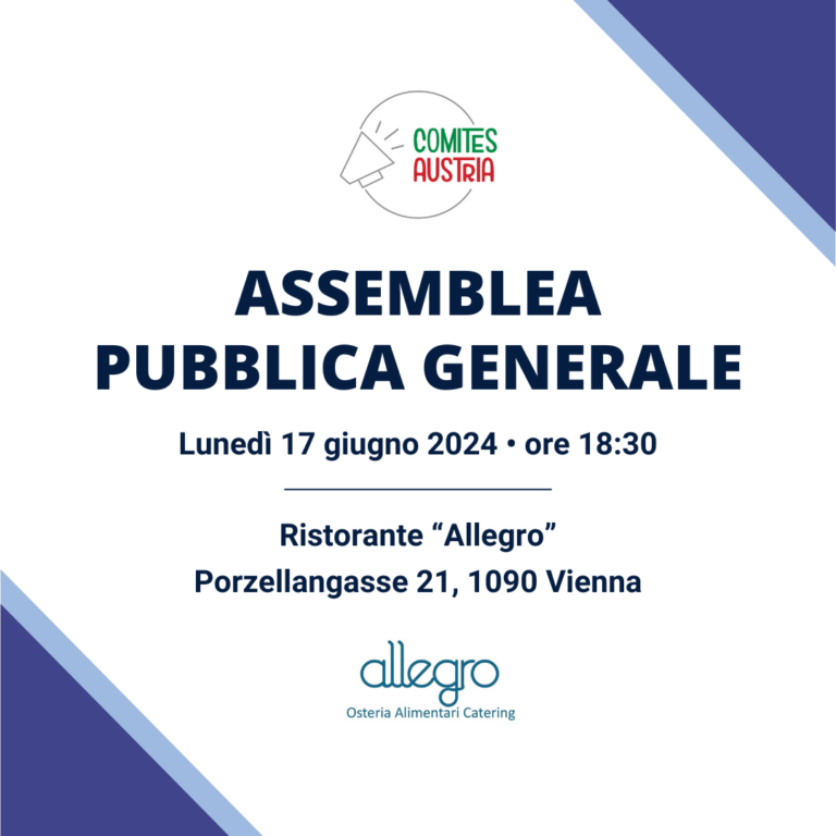 Assemblea Pubblica Generale – 17 giugno 2024