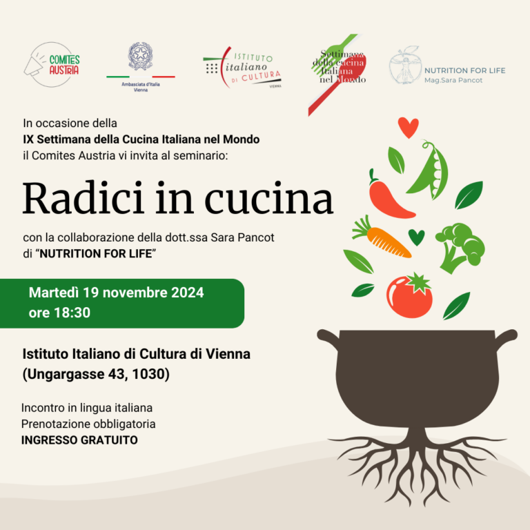 I nostri eventi per la Settimana della Cucina Italiana nel Mondo 2024