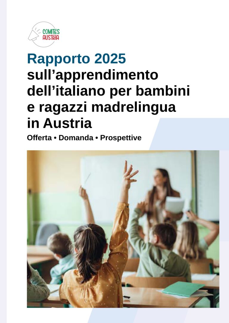 Rapporto 2025 sull’apprendimento dell’italiano per bambini e ragazzi  madrelingua in Austria